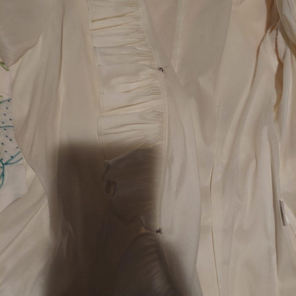 Isadora blouse with Ruffle flounces and Long belt. Medium - Picture 10 of 11